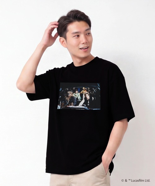 JAM & LINK(ジャムアンドリンク)の「〈スター・ウォーズ〉半袖Tシャツ(大人)(Tシャツ/カットソー・メンズ・チャコール/ブラウン/ブラック・LARGE/MEDIUM)」の6枚目の写真