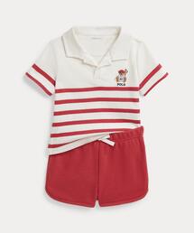 POLO RALPH LAUREN CHILDRENSWEAR（ポロ ラルフ ローレン チルドレンズウェア）の「Polo ベア ジャージー シャツ & テリー ショートパンツ（その他ベビーウェア）」