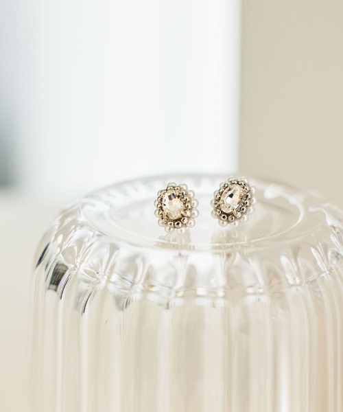 GLOBAL WORK（グローバルワーク）の「菅谷梨沙子さんコラボ/プチパールピアス/643341（ピアス（両耳用）・レディース・シルバー/ゴールド・FREE）」の6枚目の写真