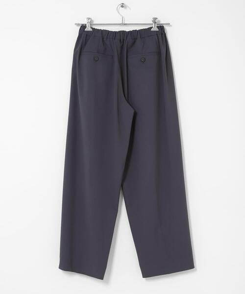 SENSE OF PLACE by URBAN RESEARCH(センスオブプレイスバイアーバンリサーチ)の「『イージーケア』カラー2タックワイドテーパードパンツ(その他パンツ・メンズ・チャコールグレー/ライトベージュ/ブラック・LARGE/MEDIUM)」の4枚目の写真