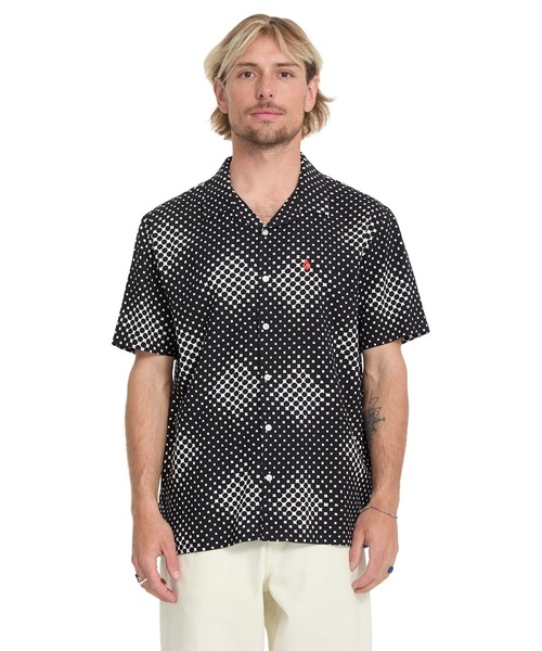 VOLCOM(ボルコム)の「VOLCOM/ボルコム メンズ 半袖シャツ V_A0412514(シャツ/ブラウス・メンズ・グレイッシュブルー/ブラック・L/M)」の7枚目の写真