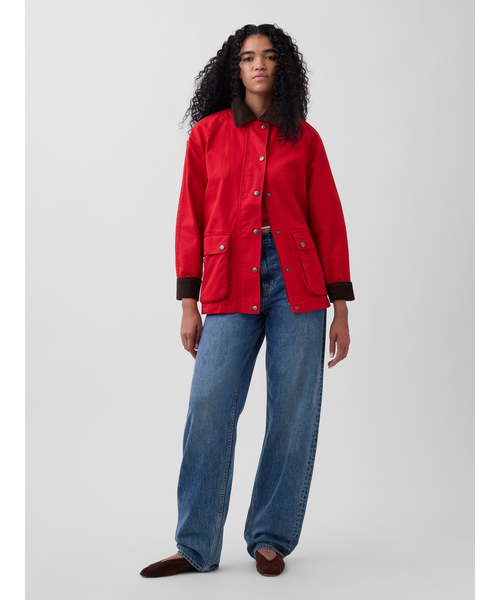 GAP（ギャップ）の「オーバーサイズ チョアジャケット（その他アウター・レディース・レッド・XS/S/M/L/XXS）」の6枚目の写真