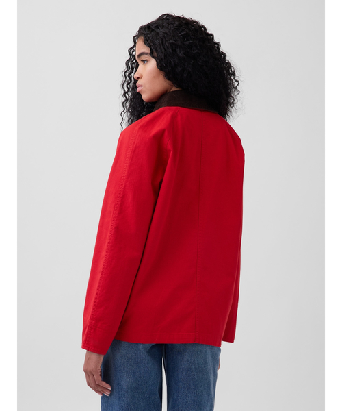 GAP（ギャップ）の「オーバーサイズ チョアジャケット（その他アウター・レディース・レッド・XS/S/M/L/XXS）」の7枚目の写真