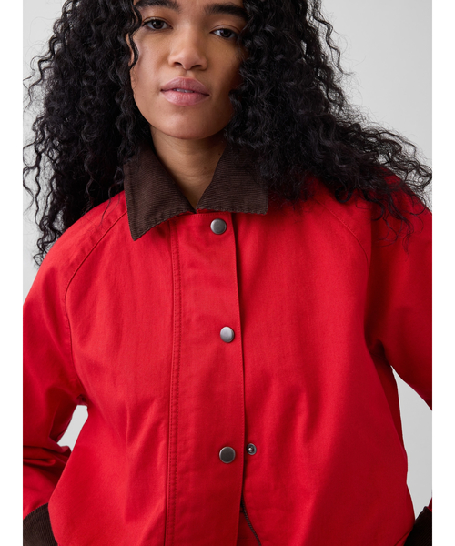 GAP（ギャップ）の「オーバーサイズ チョアジャケット（その他アウター・レディース・レッド・XS/S/M/L/XXS）」の8枚目の写真