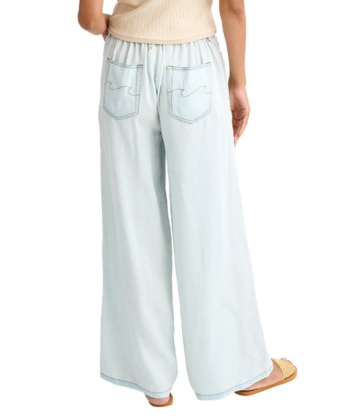 BILLABONG（ビラボン）の「BILLABONG ウィメンズ TENCEL DENIM LONG PA デニムパンツ 【2026年春夏モデル】（デニムパンツ・レディース・ブラック×ブルー・LARGE/MEDIUM）」の8枚目の写真