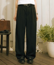 Zooodle（ズードル）の「Pleated wide slacks - タックワイドスラックス -（スラックス）」