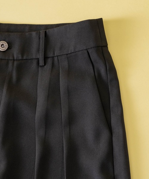 Zooodle(ズードル)の「Pleated wide slacks - タックワイドスラックス -(スラックス・メンズ・ネイビー/ブラック・MEDIUM/LARGE)」の22枚目の写真