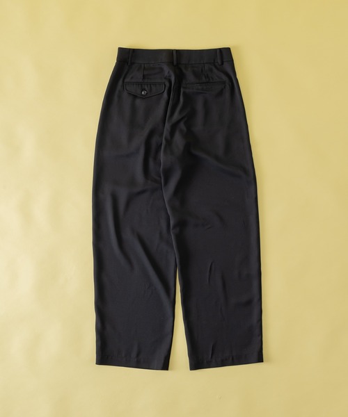 Zooodle(ズードル)の「Pleated wide slacks - タックワイドスラックス -(スラックス・メンズ・ネイビー/ブラック・MEDIUM/LARGE)」の19枚目の写真