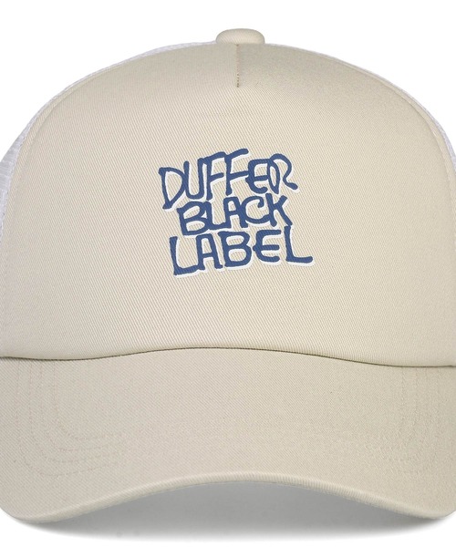 The DUFFER of ST.GEORGE(ザダファーオブセントジョージ)の「〔BLACK LABEL〕90’S LOGO MESH CAP:90sロゴ メッシュ キャップ(キャップ・メンズ・ブラック/グレイッシュベージュ・F)」の10枚目の写真