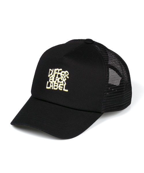 The DUFFER of ST.GEORGE(ザダファーオブセントジョージ)の「〔BLACK LABEL〕90’S LOGO MESH CAP:90sロゴ メッシュ キャップ(キャップ・メンズ・ブラック/グレイッシュベージュ・F)」の4枚目の写真