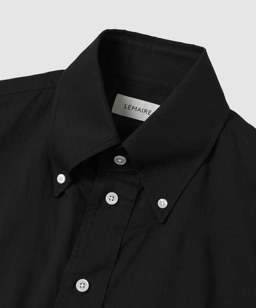 LEMAIRE（ルメール）の「SHORT SLEEVE SHIRT（シャツ/ブラウス・メンズ・ブラック・44/46）」の3枚目の写真