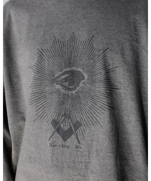 JERZEES(ジャージーズ)の「JERZEES / ジャージーズ FREE-MASONRY LS TEE(Tシャツ/カットソー・メンズ・ホワイト/ブラック系1・MEDIUM/LARGE/X-LARGE)」の12枚目の写真