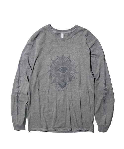 JERZEES(ジャージーズ)の「JERZEES / ジャージーズ FREE-MASONRY LS TEE(Tシャツ/カットソー・メンズ・ホワイト/ブラック系1・MEDIUM/LARGE/X-LARGE)」の5枚目の写真
