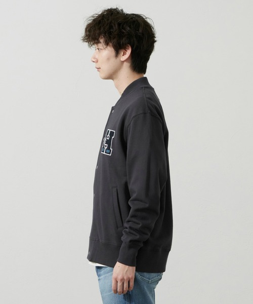 Lee(リー)の「Lee/リー スウェット ジャケット(スウェット・メンズ・アイボリー/ネイビー・SMALL/MEDIUM/LARGE/X-LARGE)」の4枚目の写真
