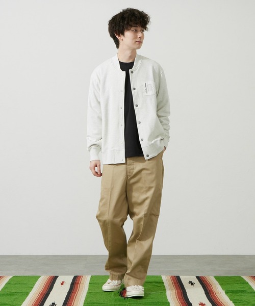 Lee(リー)の「Lee/リー スウェット ジャケット(スウェット・メンズ・アイボリー/ネイビー・SMALL/MEDIUM/LARGE/X-LARGE)」の13枚目の写真