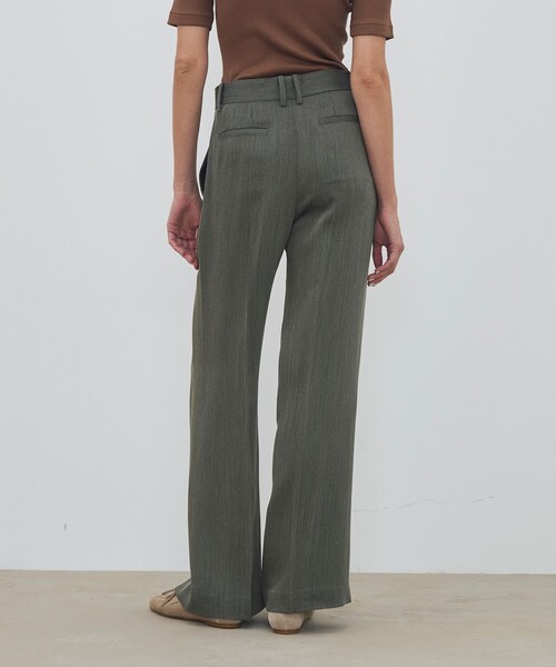 DES PRES（デ・プレ）の「ハイツイストカルゼ ワンタックパンツ（スラックス・レディース・グレー/カーキ・38/36/34/32）」の7枚目の写真