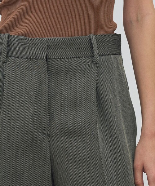 DES PRES（デ・プレ）の「ハイツイストカルゼ ワンタックパンツ（スラックス・レディース・グレー/カーキ・38/36/34/32）」の8枚目の写真