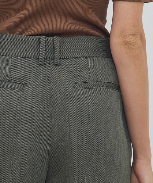 DES PRES（デ・プレ）の「ハイツイストカルゼ ワンタックパンツ（スラックス・レディース・グレー/カーキ・38/36/34/32）」の9枚目の写真