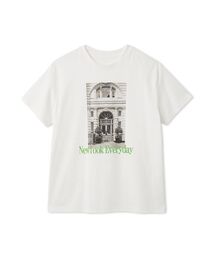 オーバーサイズフォトプリントTシャツ