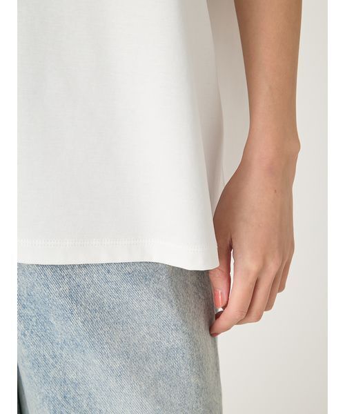 FRAY I.D(フレイアイディー)の「オーバーサイズフォトプリントTシャツ(Tシャツ/カットソー・レディース・イエロー/グリーン/ピンク・F)」の11枚目の写真
