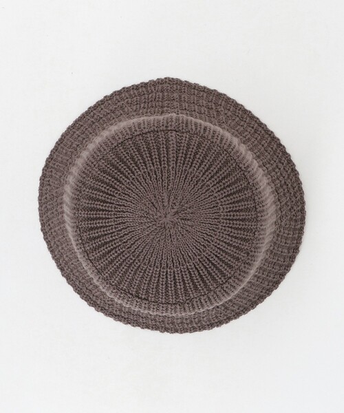 green label relaxing（グリーンレーベルリラクシング）の「GLR ニット バケット ハット（ハット・メンズ・モカ/ブラック・FREE）」の7枚目の写真