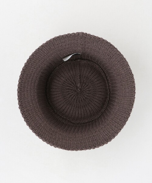green label relaxing（グリーンレーベルリラクシング）の「GLR ニット バケット ハット（ハット・メンズ・モカ/ブラック・FREE）」の8枚目の写真