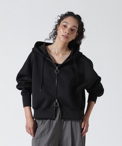 ROBES&CONFECTIONS(ローブスコンフェクションズ)の「Robes & Confections(ローブス&コンフェクションズ)別注パンチングパーカー(パーカー・レディース・グレー/ブラック/ホワイト・1)」の11枚目の写真
