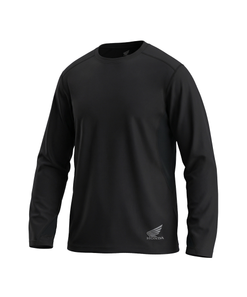PHYPS MOTORCYCLE(フィップスモーターサイクル)の「H-Tech Mesh Ventilation Finger Hole Jersey Black(Tシャツ/カットソー・レディース・その他・LARGE/X-LARGE/SMALL/MEDIUM)」の1枚目の写真