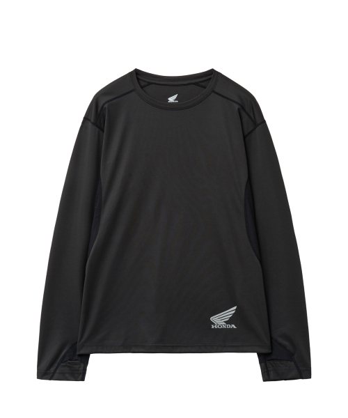 PHYPS MOTORCYCLE(フィップスモーターサイクル)の「H-Tech Mesh Ventilation Finger Hole Jersey Black(Tシャツ/カットソー・レディース・その他・LARGE/X-LARGE/SMALL/MEDIUM)」の2枚目の写真