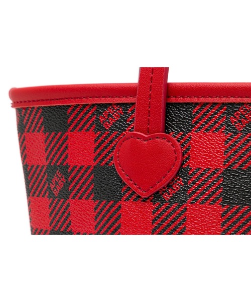 A BATHING APE（アベイシングエイプ）の「PLAID MINI HANDBAG（ハンドバッグ・レディース・レッド・FREE）」の7枚目の写真