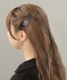 ANEMONE | マルチボーダースリーピン[2個セット](その他ヘアアクセサリー)