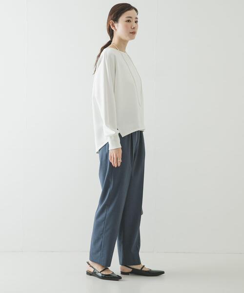 URBAN RESEARCH(アーバンリサーチ)の「『34サイズ/低身長向けも展開』ドロストテーパードパンツ(その他パンツ・レディース・ベージュ/ブルー/ブラック・34/38/36)」の19枚目の写真