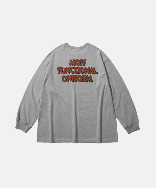 MOIF（モイフ）の「[SS26] CLASSIC MICKEY L/S TEE (M) / HEATHER GRAY（Tシャツ/カットソー・レディース・その他・2(M)/3(L)）」の2枚目の写真