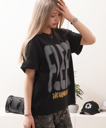 ぼかしロゴプリント Tシャツ / Faded Logo Print T-Shirt