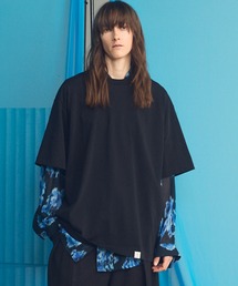 MAISON SPECIAL | 《UNISEX》【EX】Prime-Over Cotton Jersey Short Sleeve T-shirt/プライムオーバー天竺ショートスリーブカットソー【MAISON SPECIAL/メゾンスペシャル】(Tシャツ/カットソー)