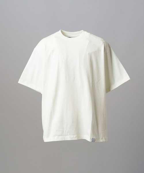MAISON SPECIAL（メゾンスペシャル）の「《UNISEX》【EX】Prime-Over Cotton Jersey Short Sleeve T-shirt/プライムオーバー天竺ショートスリーブカットソー【MAISON SPECIAL/メゾンスペシャル】（Tシャツ/カットソー・メンズ・オフホワイト/チャコールグレー/ブラック/グレイッシュベージュ・0/1/2）」の22枚目の写真