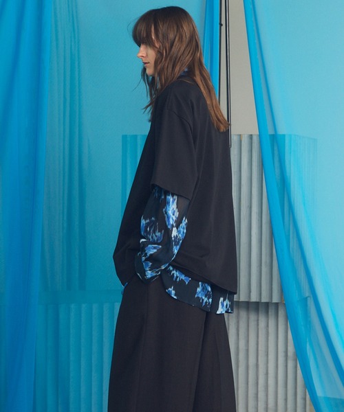 MAISON SPECIAL（メゾンスペシャル）の「《UNISEX》【EX】Prime-Over Cotton Jersey Short Sleeve T-shirt/プライムオーバー天竺ショートスリーブカットソー【MAISON SPECIAL/メゾンスペシャル】（Tシャツ/カットソー・メンズ・オフホワイト/チャコールグレー/ブラック/グレイッシュベージュ・0/1/2）」の10枚目の写真