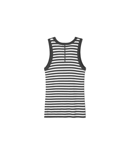 STUDIO&PARC(スタジオアンドパルク)の「Wool 100% Striped Knit Sleeveless_Grey(Tシャツ/カットソー・レディース・グレー・FREE)」の7枚目の写真