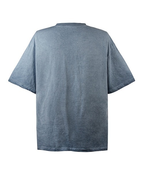 Ressaca(レサーカ)の「オーバーサイズユーズド加工ドーベルマンプリントTシャツ(Tシャツ/カットソー・メンズ・ブルー/ブラック・L/XL/M)」の3枚目の写真