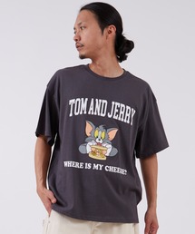tom&hawk（トムアンドホーク）の「【TOM&JERRY】プリント 半袖Tシャツ（Tシャツ/カットソー）」