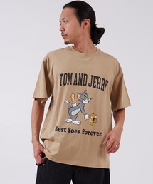 tom&hawk（トムアンドホーク）の「【TOM&JERRY】プリント 半袖Tシャツ（Tシャツ/カットソー）」