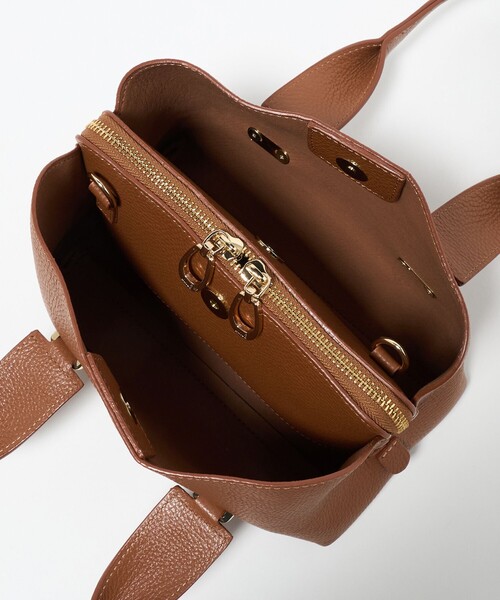 EMMEL REFINES(エメルリファインズ)の「<INNUE>ミニ トートバッグ<Select by EMMEL REFINES>(トートバッグ・レディース・ダークブラウン・FREE)」の2枚目の写真