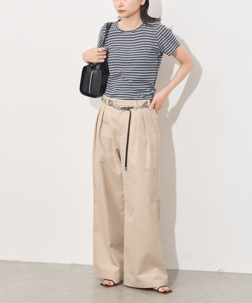 osedit】2tuck buckle back CHINOS（チノパンツ）｜JOURNAL STANDARD