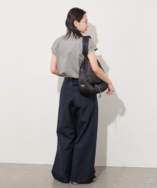 JOURNAL STANDARD（ジャーナルスタンダード）の「【osedit】2tuck buckle back CHINOS（チノパンツ・レディース・ネイビー/ベージュ・36/38/40）」の20枚目の写真