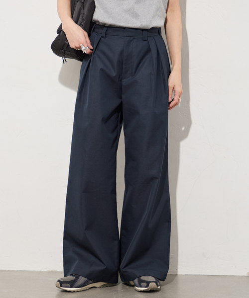 JOURNAL STANDARD（ジャーナルスタンダード）の「【osedit】2tuck buckle back CHINOS（チノパンツ・レディース・ネイビー/ベージュ・36/38/40）」の21枚目の写真