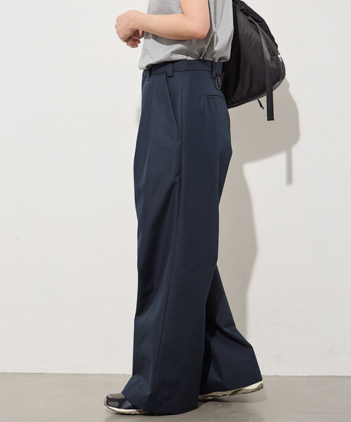 JOURNAL STANDARD（ジャーナルスタンダード）の「【osedit】2tuck buckle back CHINOS（チノパンツ・レディース・ネイビー/ベージュ・36/38/40）」の17枚目の写真