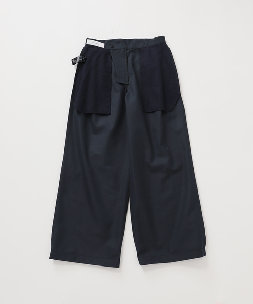 JOURNAL STANDARD（ジャーナルスタンダード）の「【osedit】2tuck buckle back CHINOS（チノパンツ・レディース・ネイビー/ベージュ・36/38/40）」の6枚目の写真