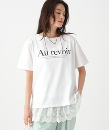 Elura | サマ見えロゴTシャツ/666208(Tシャツ/カットソー)