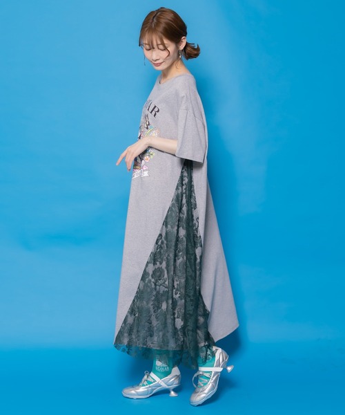 ScoLar(スカラー)の「88J18804:メロウフリルスカラー柄ソックス(ソックス/靴下・レディース・ブラック/グリーン・FREE)」の6枚目の写真