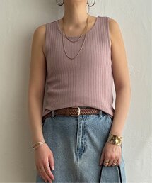USコットン針抜きタンクトップ